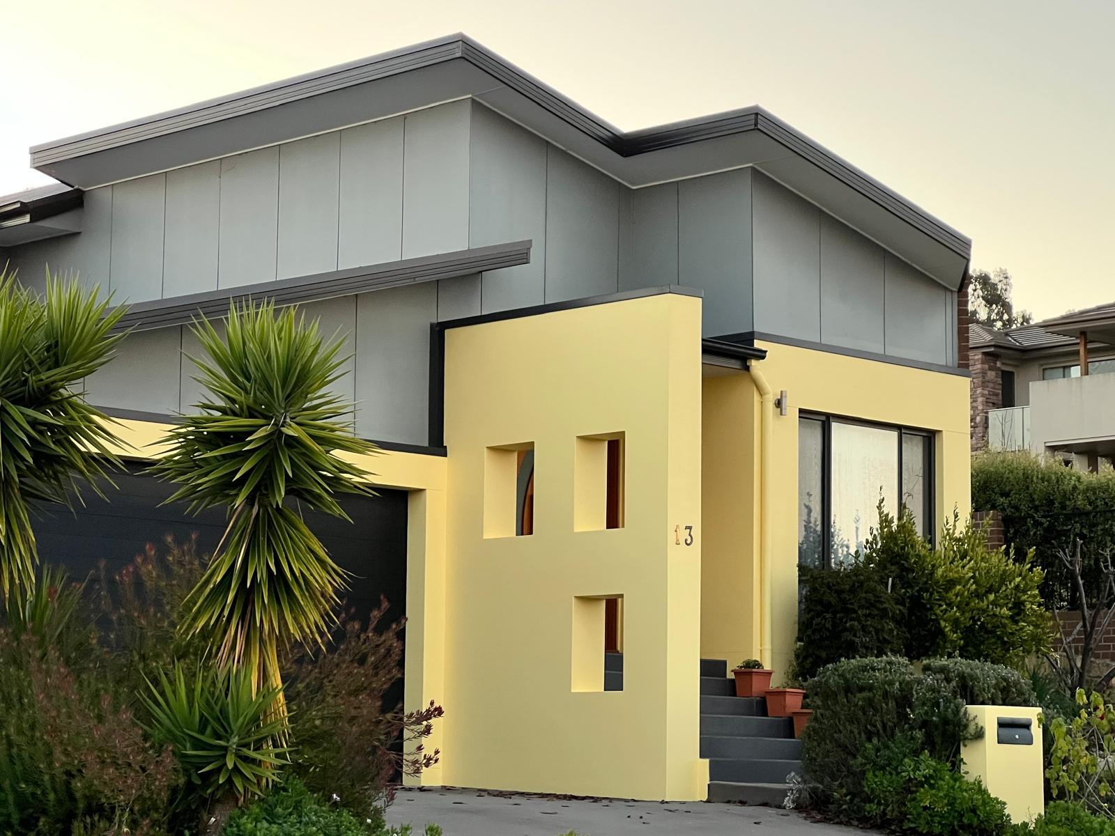 Executive Home exterior painting and decorating project