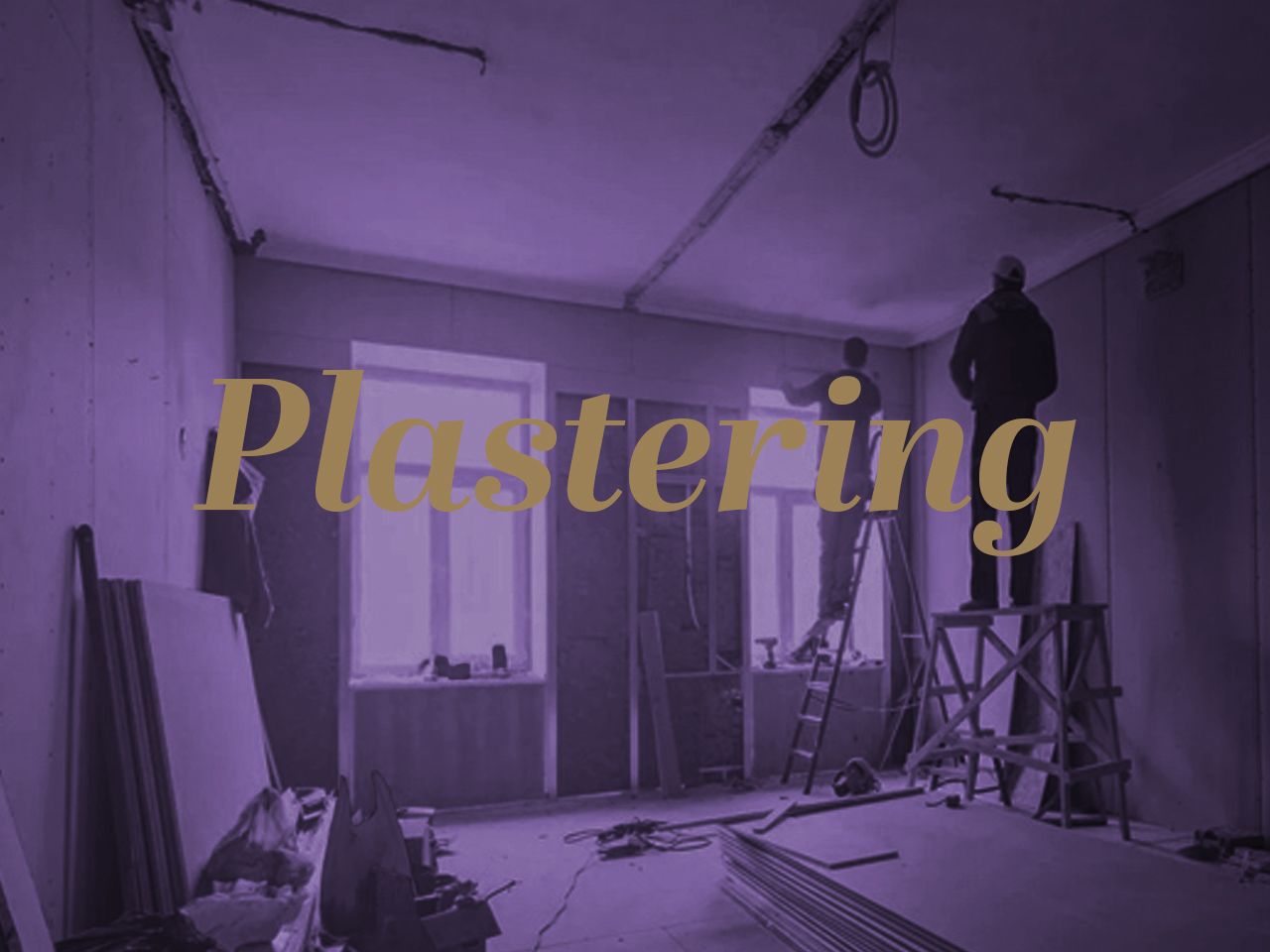 Plaster and wall repair work by Executive Home